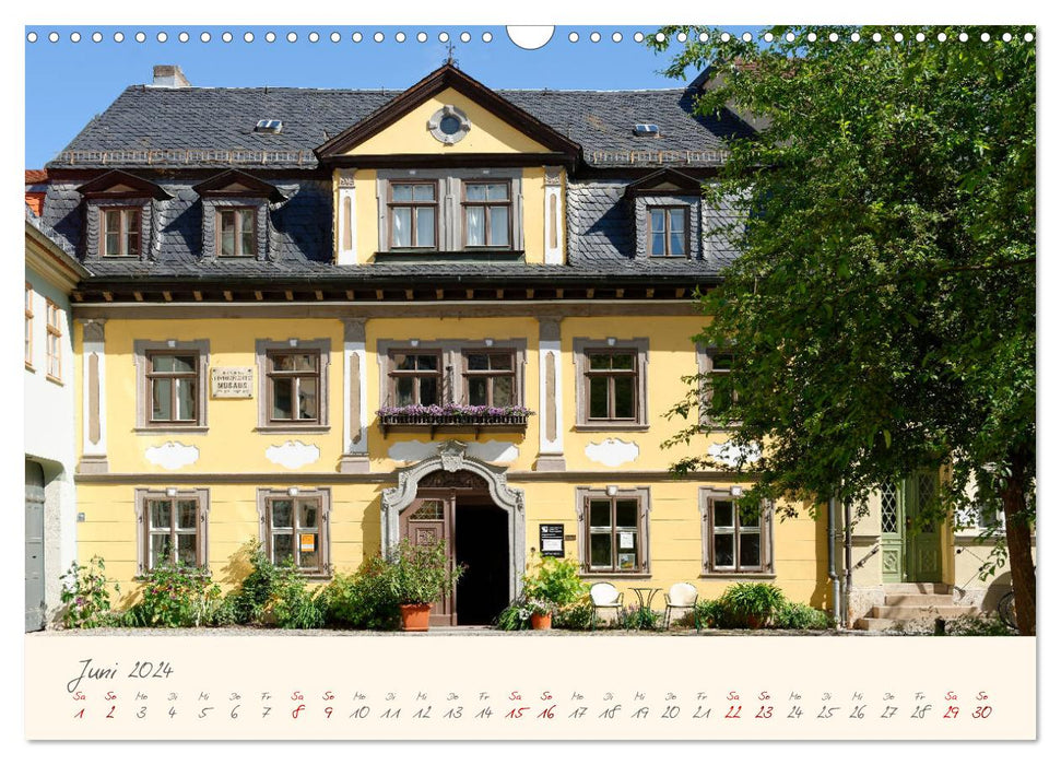 Weimar Die europäische Kulturstadt (CALVENDO Wandkalender 2024)