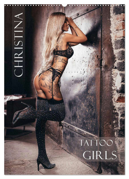 Christina - Tattoo Girls (CALVENDO Wandkalender 2024)