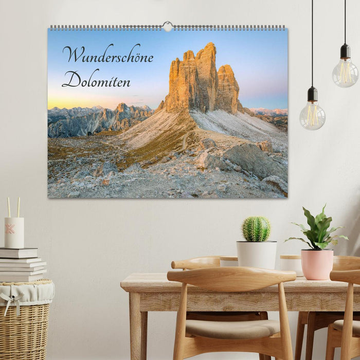 Wunderschöne Dolomiten (CALVENDO Wandkalender 2024)