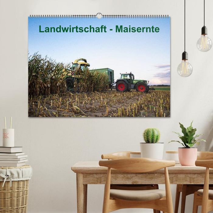 Landwirtschaft - Maisernte (CALVENDO Wandkalender 2024)