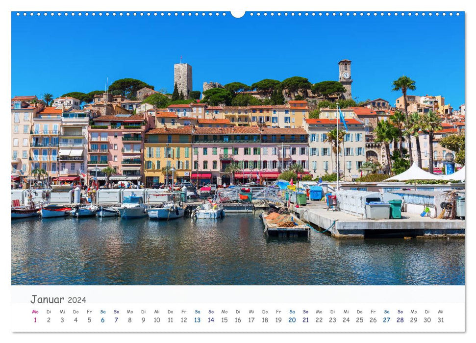 Provence-Alpes-Côte d'Azur (Calendrier mural CALVENDO Premium 2024) 