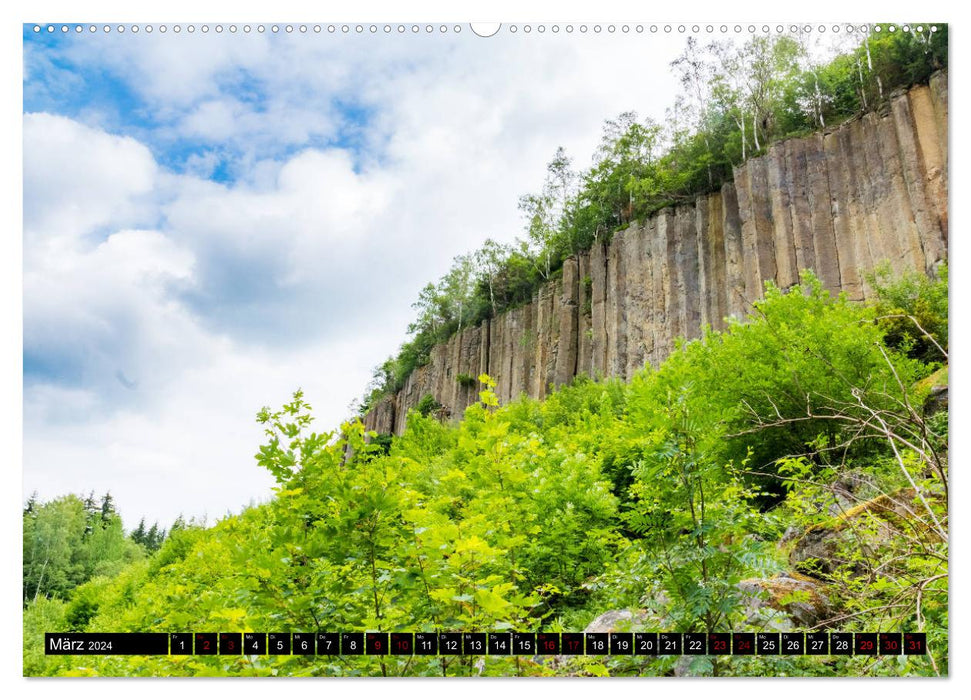 Nos Monts Métallifères (Calendrier mural CALVENDO Premium 2024) 