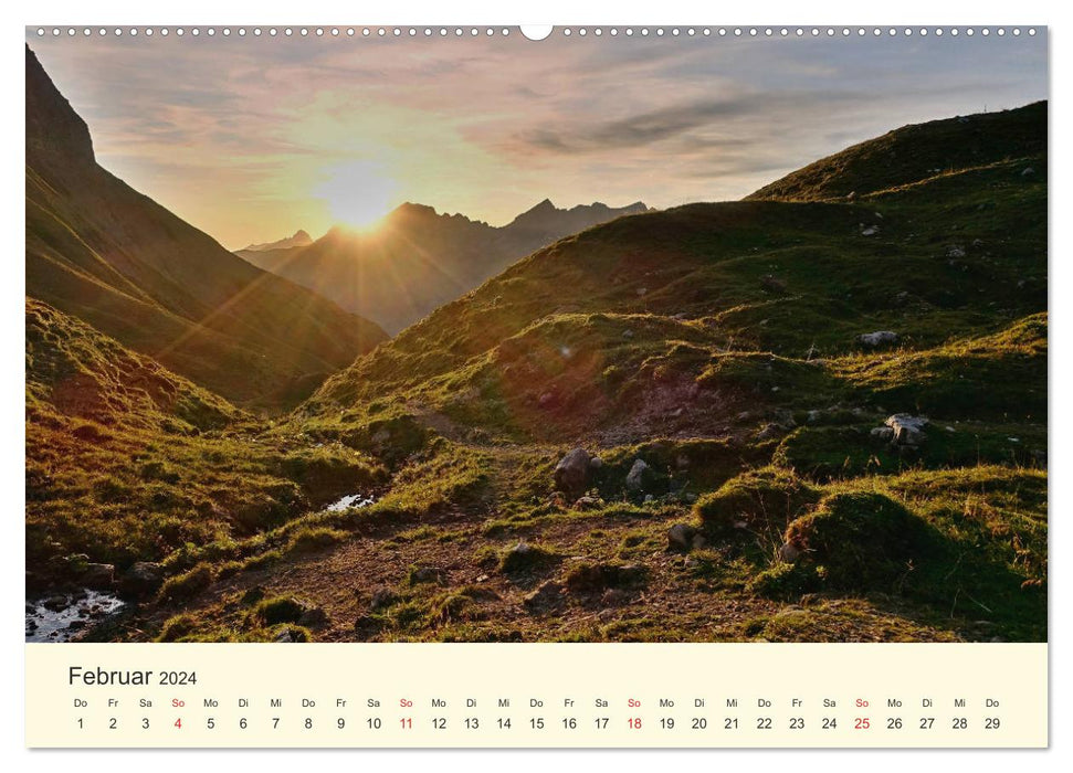 Wanderglück im Allgäu (CALVENDO Wandkalender 2024)