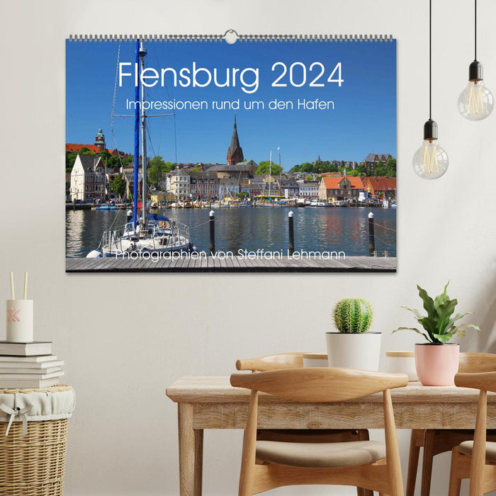 Flensburg 2024. Impressions autour du port (calendrier mural CALVENDO 2024) 