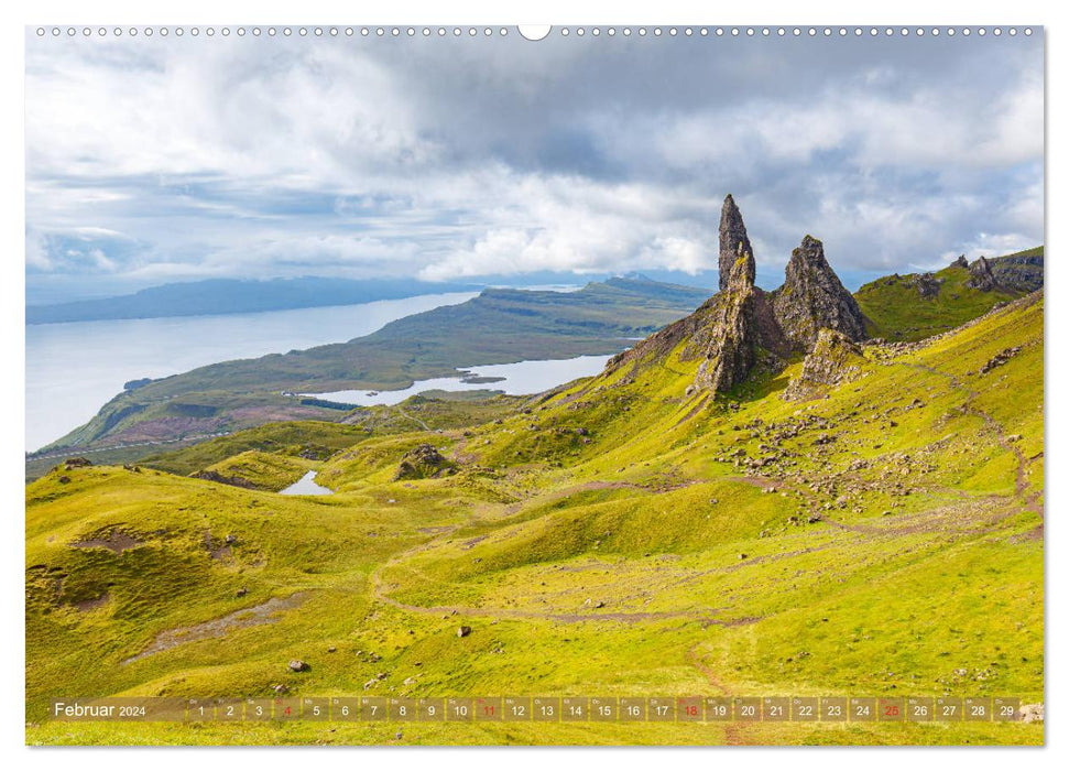 Des Hautes Terres aux Hébrides (Calendrier mural CALVENDO 2024) 