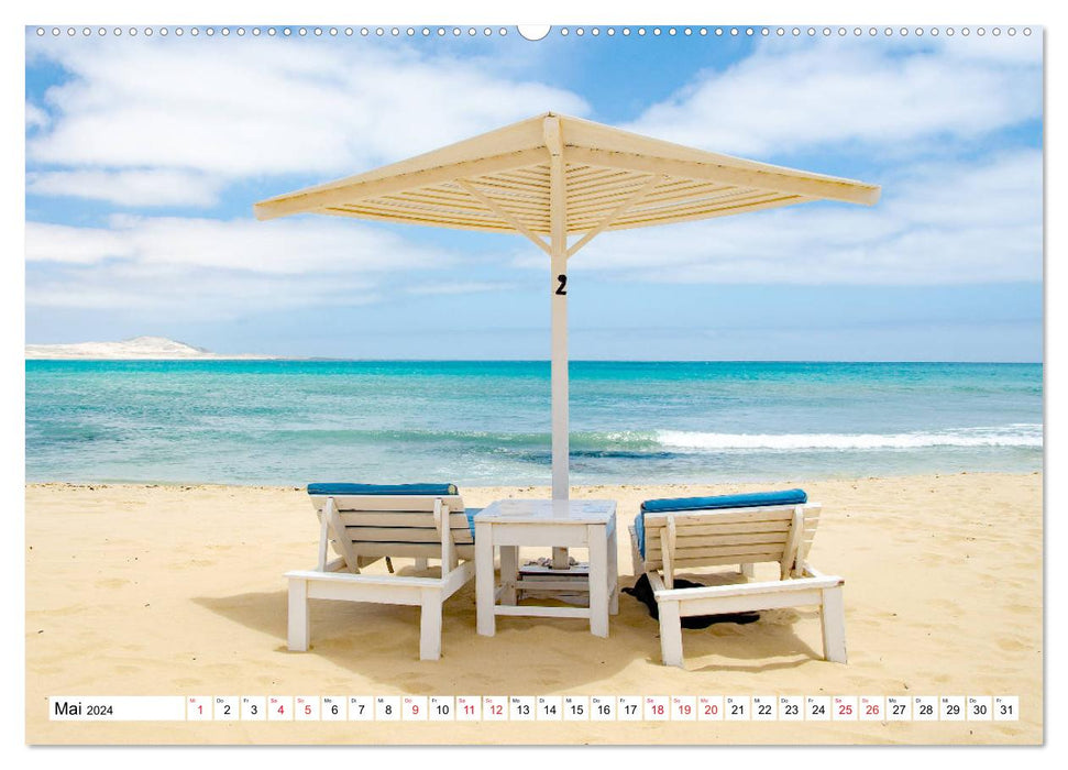 Boa Vista - die drittgrößte Kapverdische Insel (CALVENDO Premium Wandkalender 2024)