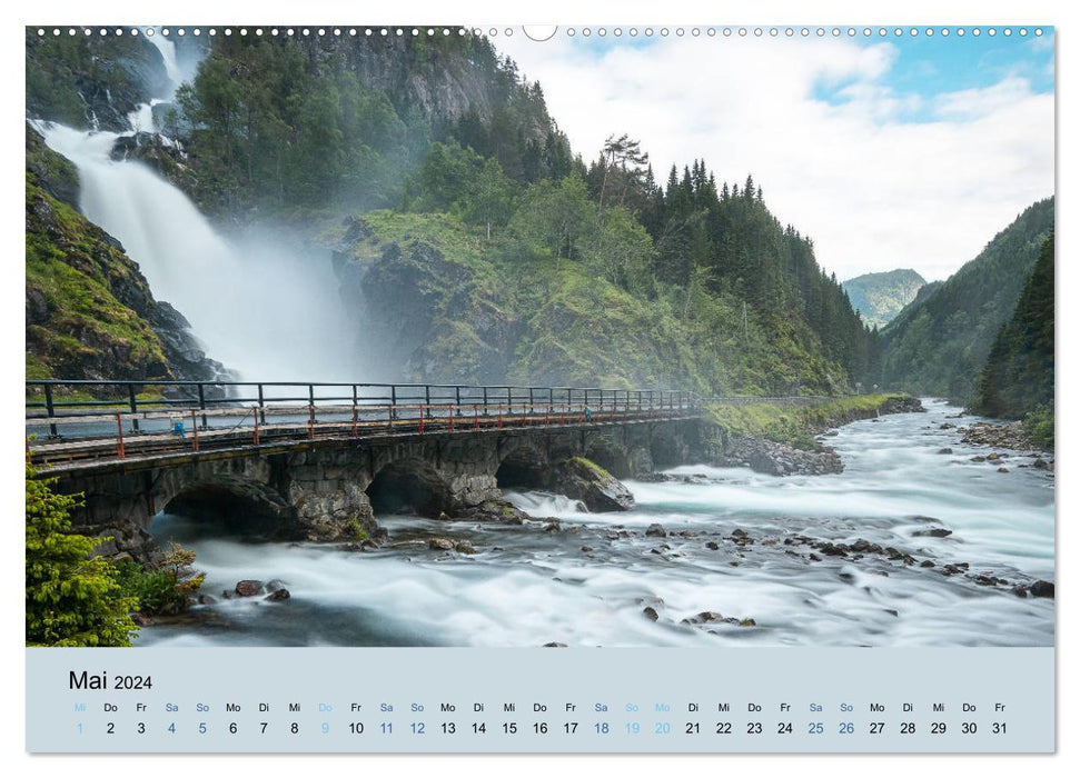 Naturgewalt Norwegen (CALVENDO Premium Wandkalender 2024)