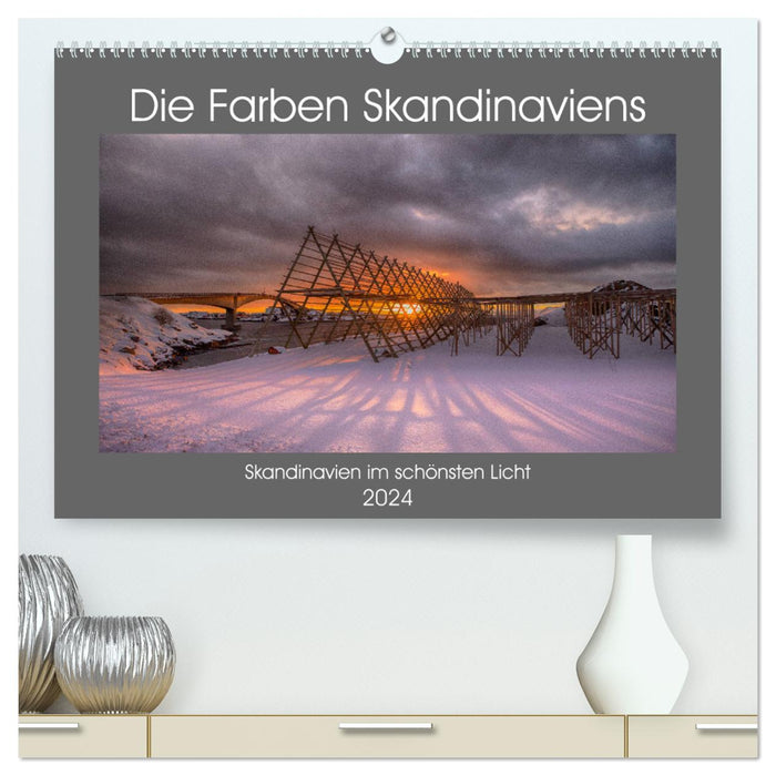 Die Farben Skandinaviens (CALVENDO Premium Wandkalender 2024)