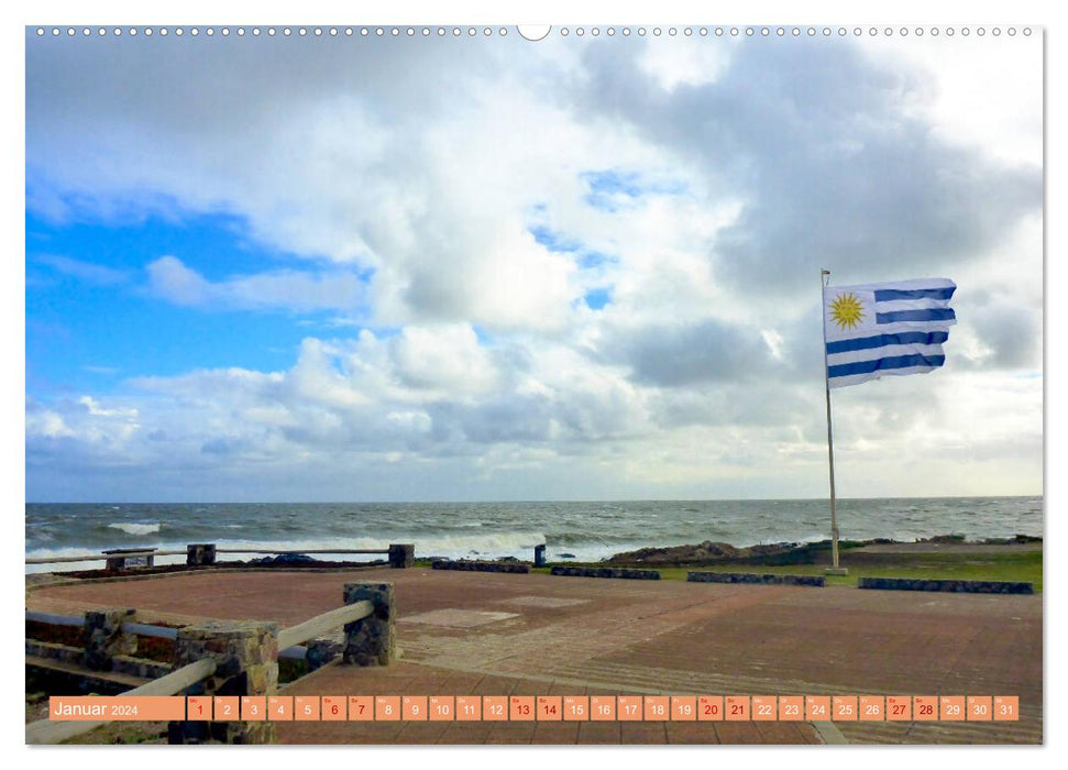 Uruguay - Bienvenido al Río de la Plata (CALVENDO Premium Wandkalender 2024)