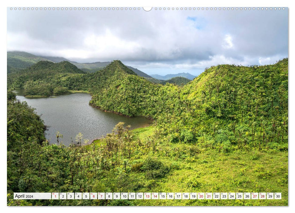 Karibik - Dominica (CALVENDO Premium Wandkalender 2024)