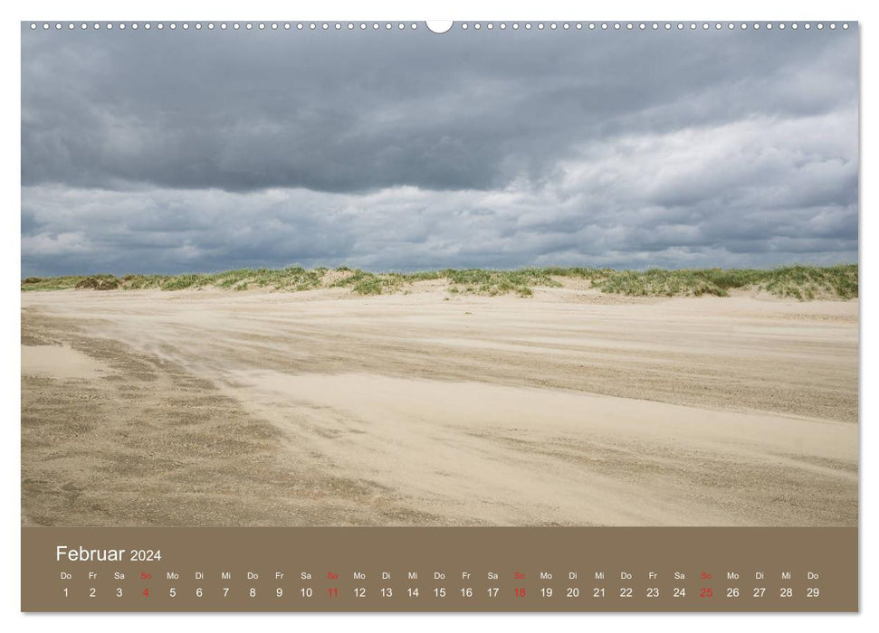 Römö - Wasser, Wind und endloser Strand (CALVENDO Premium Wandkalender 2024)