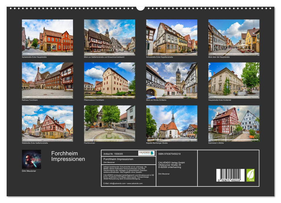 Forchheim Impressionen (CALVENDO Premium Wandkalender 2024)