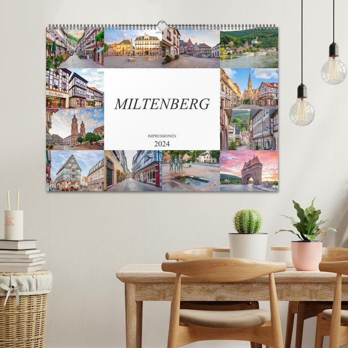 Impressions Miltenberg (calendrier mural CALVENDO 2024) 