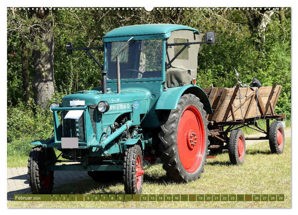 Traktoren - Altgediente Veteranen (CALVENDO Wandkalender 2024)