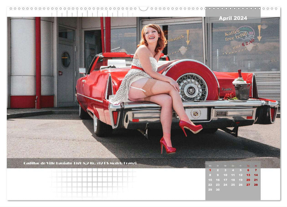 US-Car Classic's (CALVENDO Wandkalender 2024)