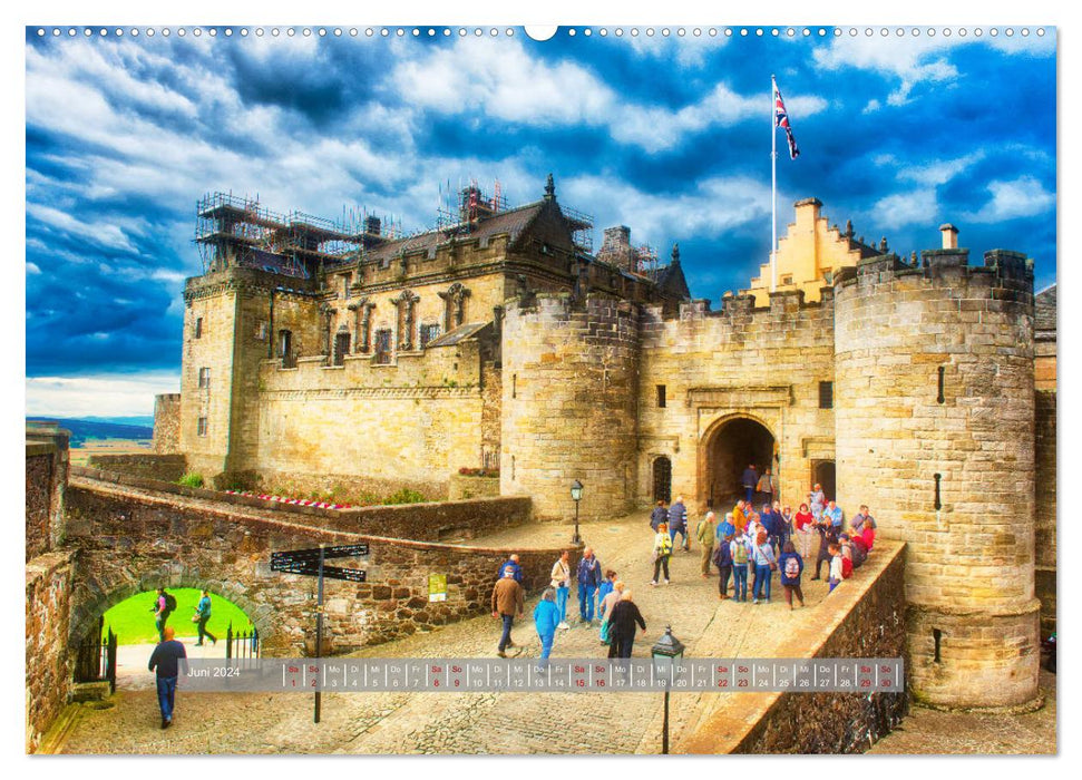 Schottlands Burgen und Schlösser (CALVENDO Wandkalender 2024)