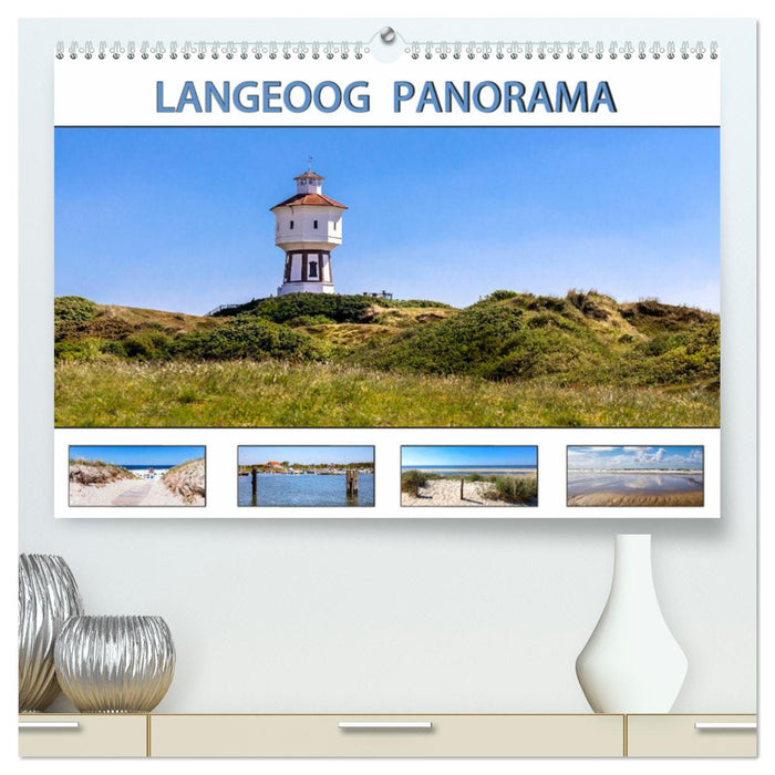 LANGEOOG PANORAMA (Calendrier mural CALVENDO Premium 2024) 