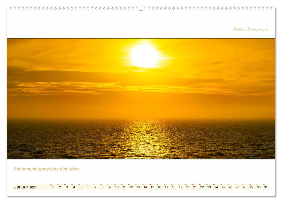 LANGEOOG PANORAMA (CALVENDO Premium Wandkalender 2024)