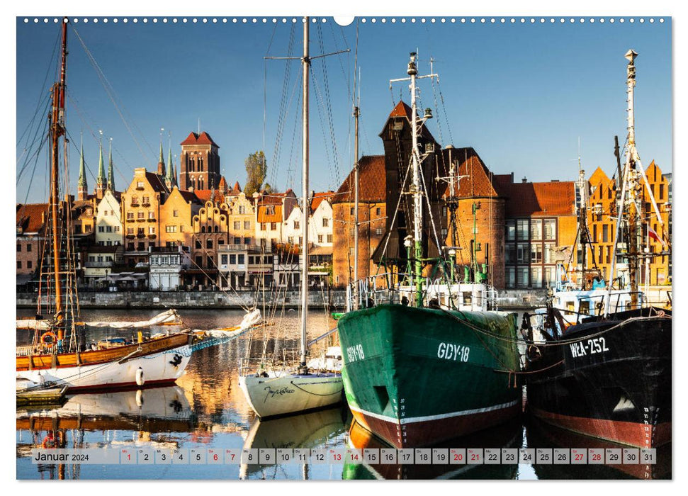 Tricity - Gdansk, Gdynia, Sopot (Calvendo Premium Wall Calendar 2024) 