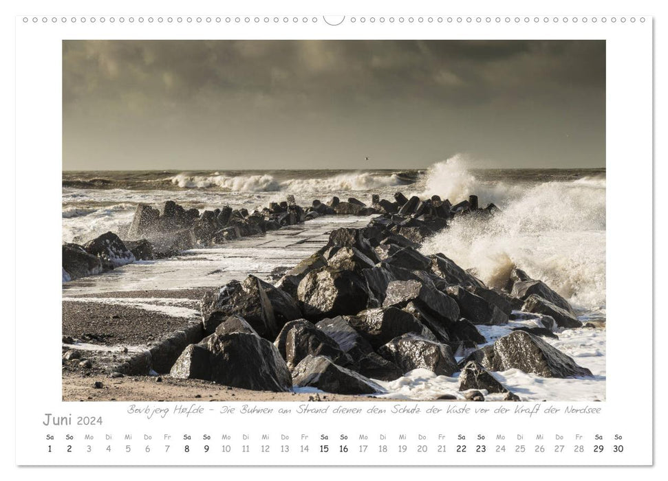 Longing for West Jutland (CALVENDO Premium Wall Calendar 2024) 