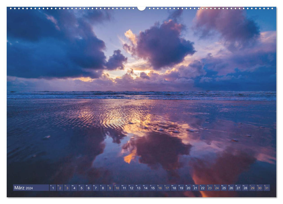 Jutland - Denmark's North Sea coast (CALVENDO Premium Wall Calendar 2024) 