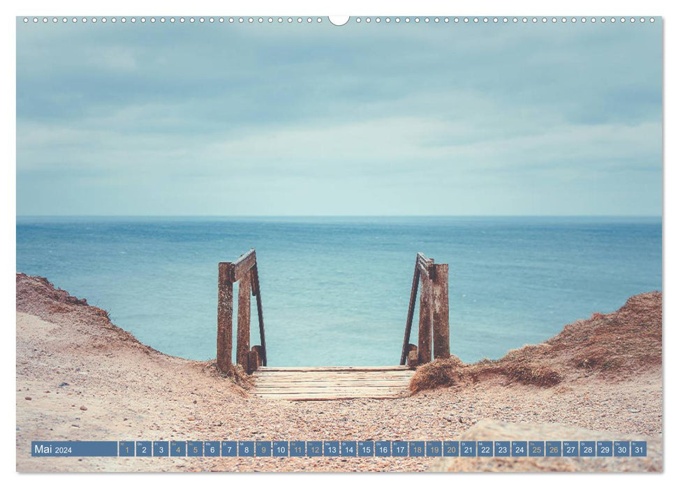 Jutland - Côte danoise de la mer du Nord (Calvendo Premium Wall Calendar 2024) 