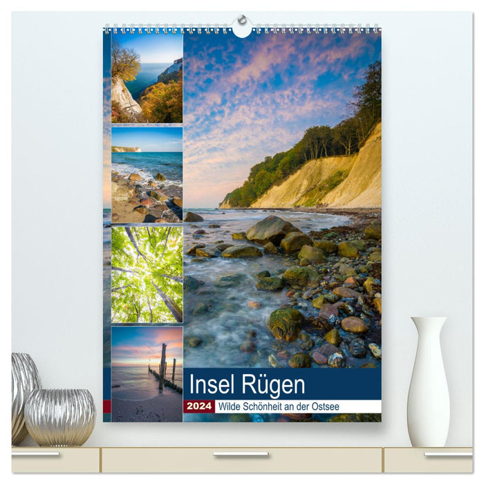 Rügen Island - Wild beauty on the Baltic Sea (CALVENDO Premium Wall Calendar 2024) 