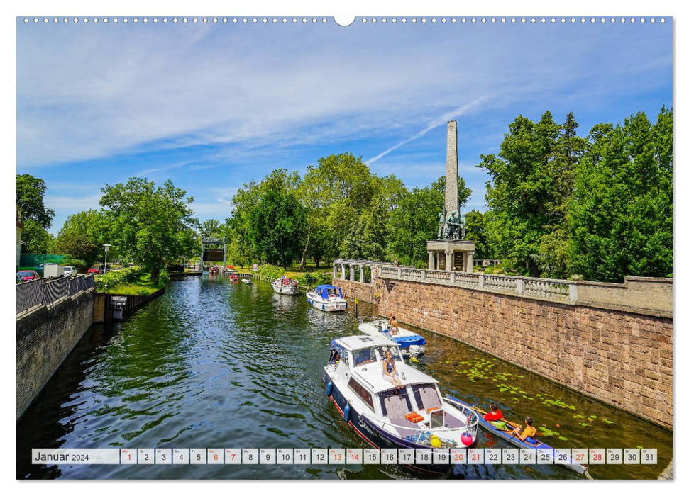 Impressions de Brandebourg-sur-la-Havel (calendrier mural CALVENDO 2024) 