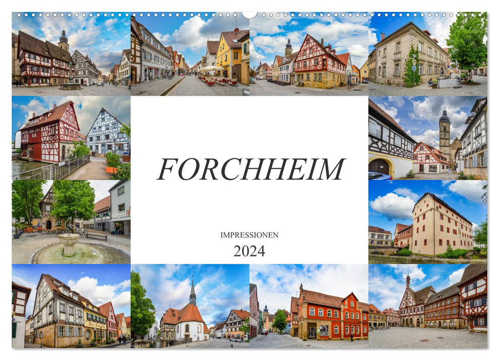 Impressions Forchheim (calendrier mural CALVENDO 2024) 