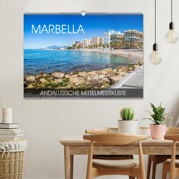 Marbella - Andalusian Mediterranean coast (CALVENDO wall calendar 2024) 