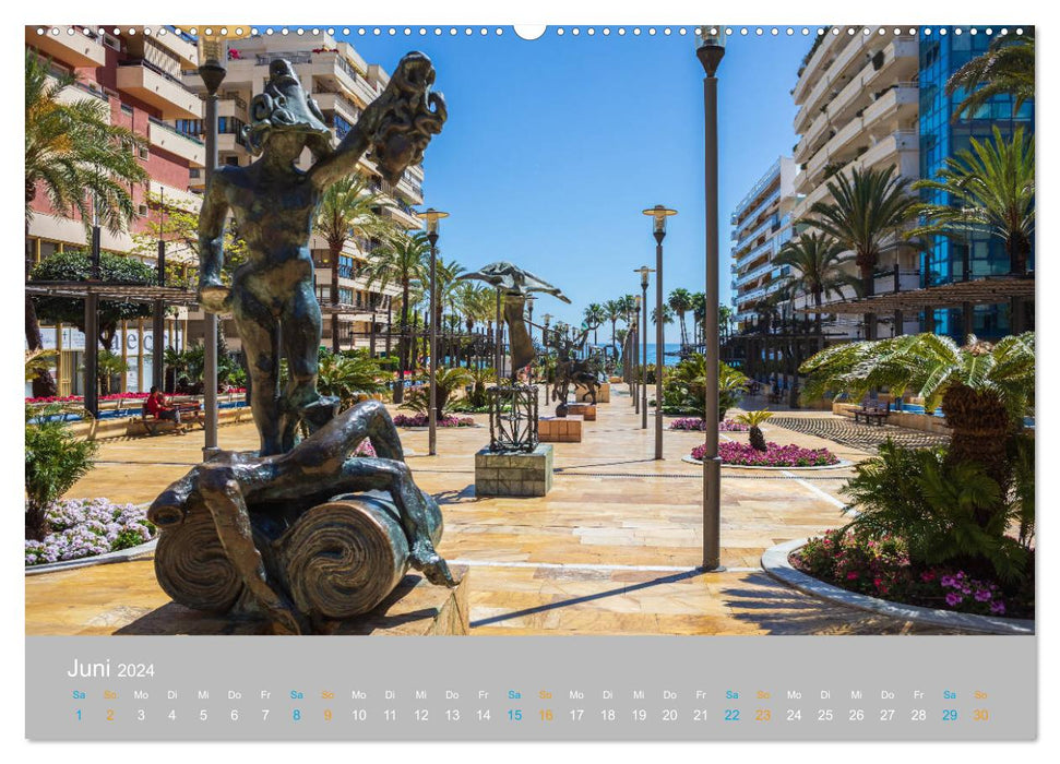 Marbella - Andalusian Mediterranean coast (CALVENDO wall calendar 2024) 