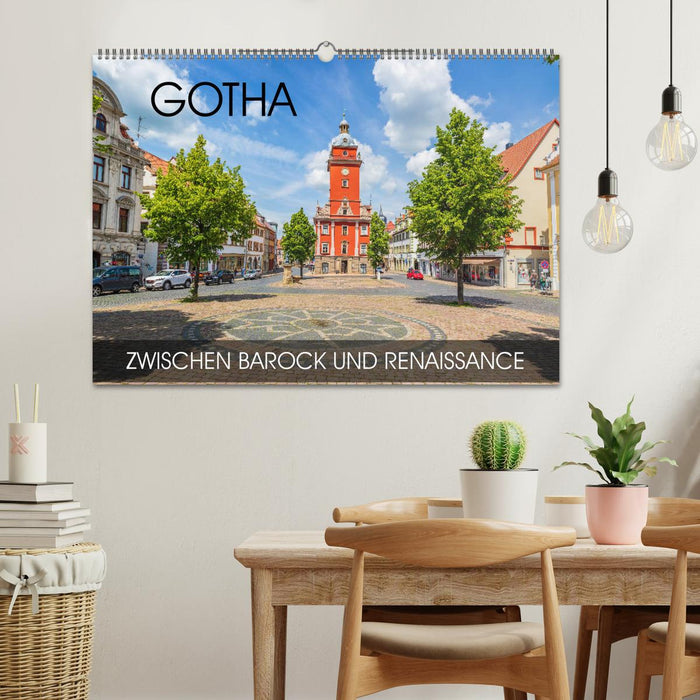 Gotha - entre baroque et Renaissance (calendrier mural CALVENDO 2024) 