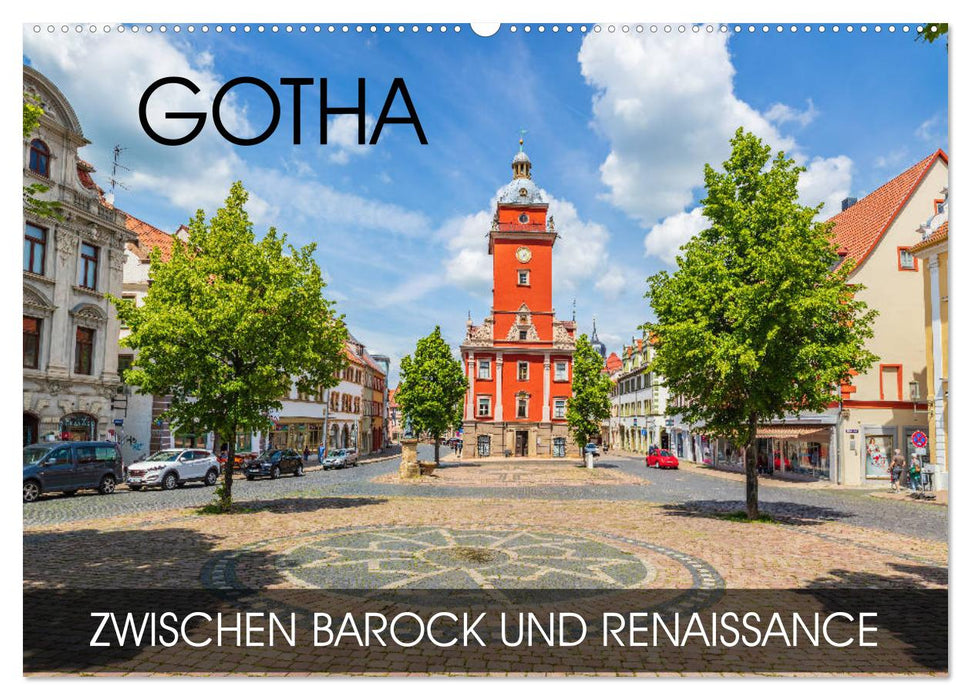 Gotha - entre baroque et Renaissance (calendrier mural CALVENDO 2024) 