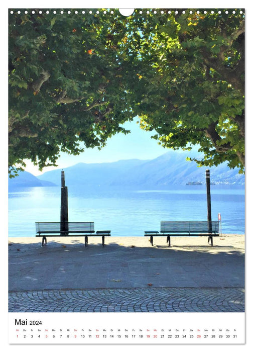 Traumhafter Lago Maggiore (CALVENDO Wandkalender 2024)