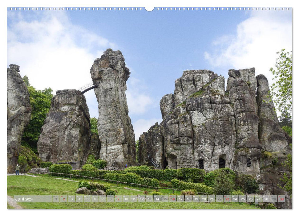 Teutoburg Forest - Nature and Culture (CALVENDO Wall Calendar 2024) 