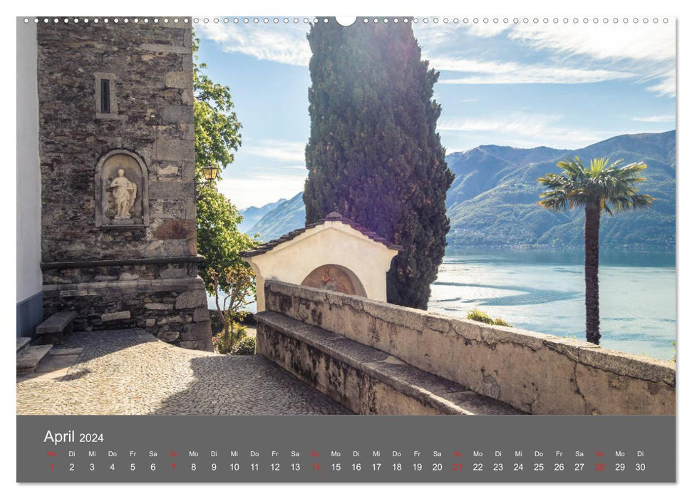 Tessin, zwischen Lago Maggiore und Lugano (CALVENDO Wandkalender 2024)