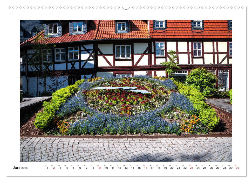 Wernigerode - The half-timbered town in the Harz (CALVENDO wall calendar 2024) 