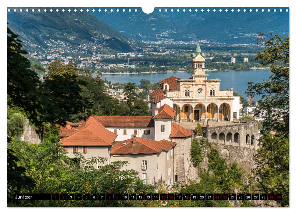 The most beautiful views of Switzerland (CALVENDO wall calendar 2024) 