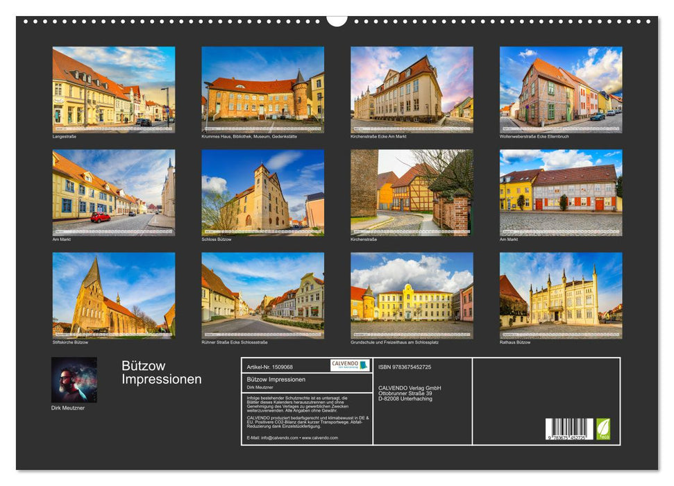 Bützow impressions (CALVENDO wall calendar 2024) 