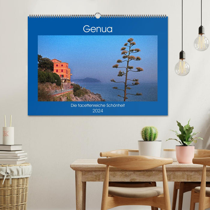 Genua - Die facettenreiche Schönheit (CALVENDO Wandkalender 2024)