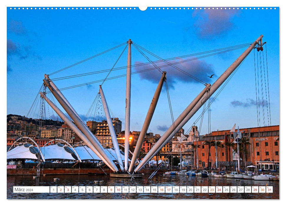Genoa - The multifaceted beauty (CALVENDO wall calendar 2024) 