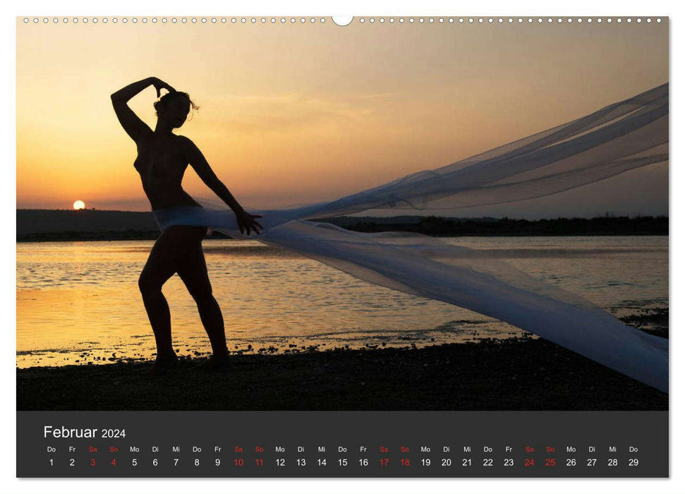 Aktfotografie am Meer (CALVENDO Premium Wandkalender 2024)