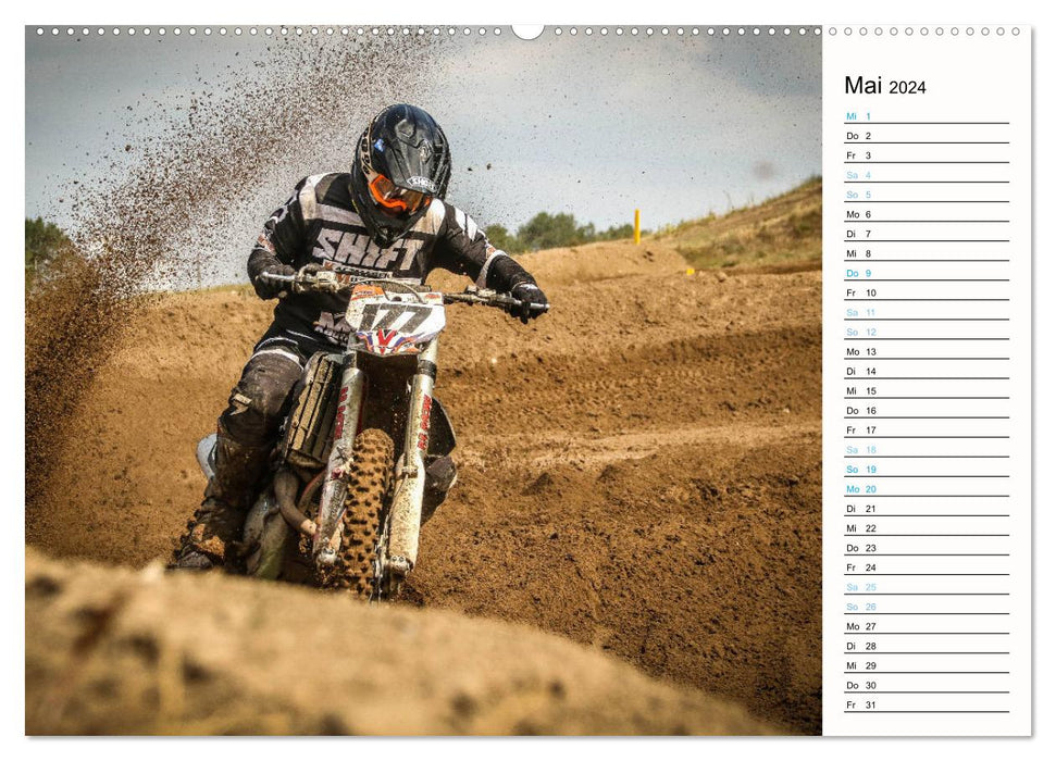 Motocross 2024 (CALVENDO Premium Wandkalender 2024)