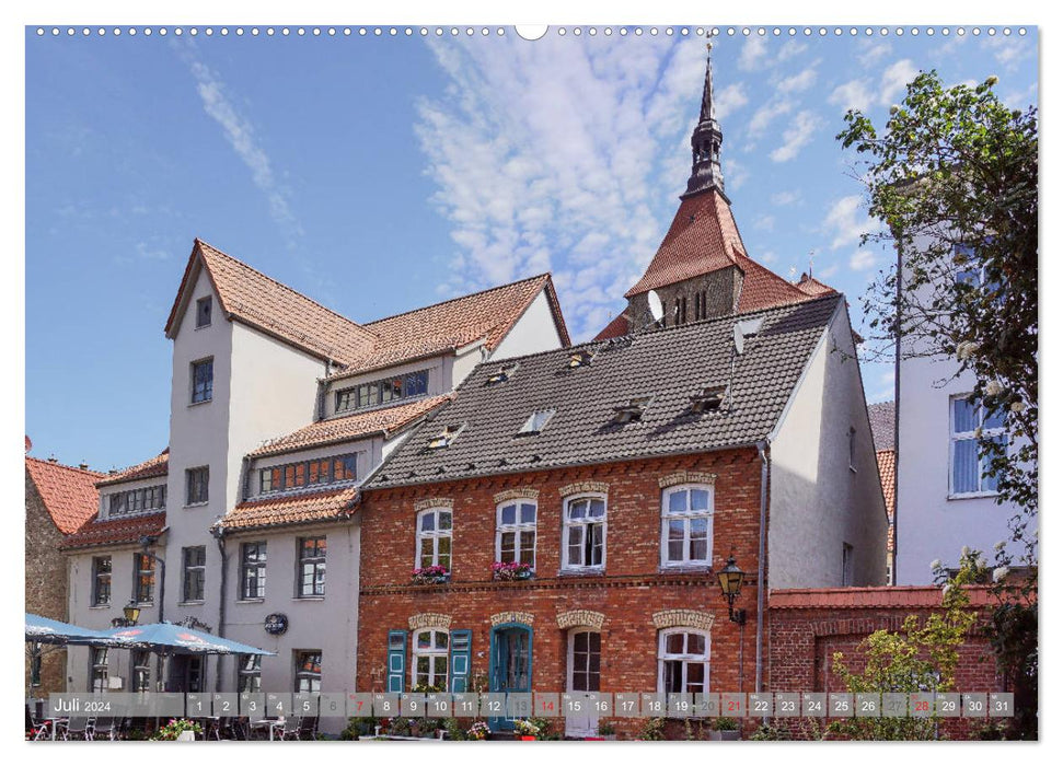 Rostock und Warnemünde - Tor zur Welt (CALVENDO Premium Wandkalender 2024)