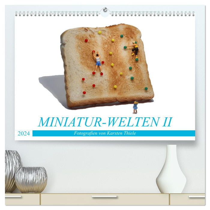 MINIATUR-WELTEN II (CALVENDO Premium Wandkalender 2024)