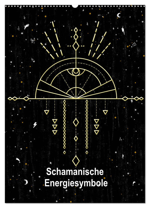 Schamanische Energiesymbole (CALVENDO Wandkalender 2024)