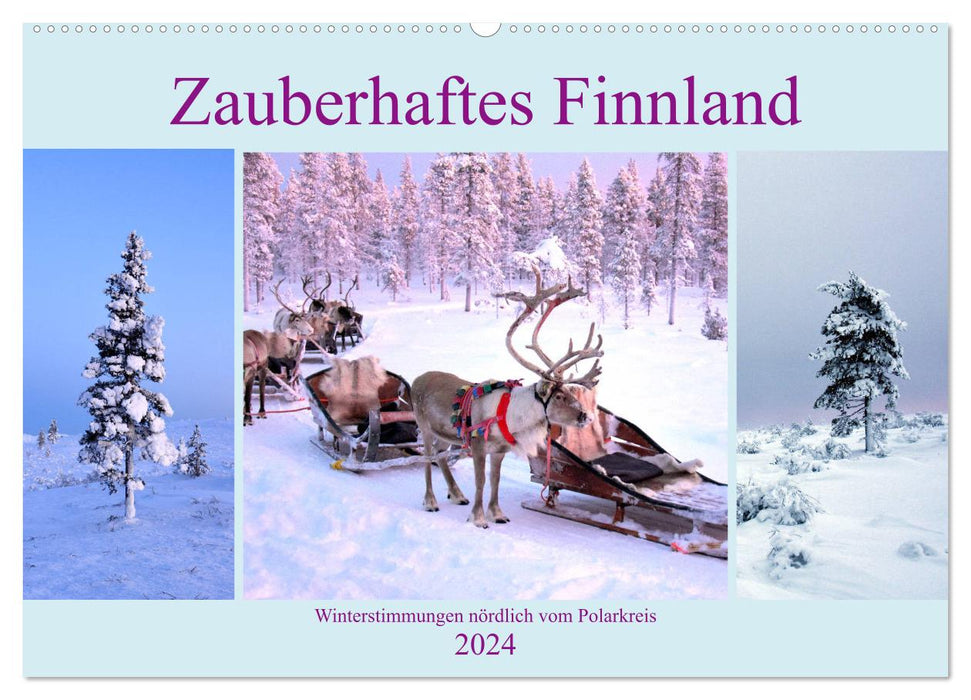 Zauberhaftes Finnland (CALVENDO Wandkalender 2024)