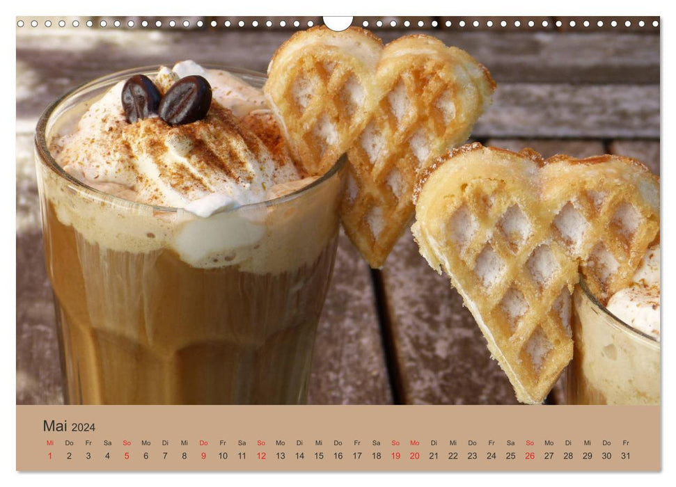 I Love Coffee - Your coffee calendar for connoisseurs of black gold (CALVENDO wall calendar 2024) 