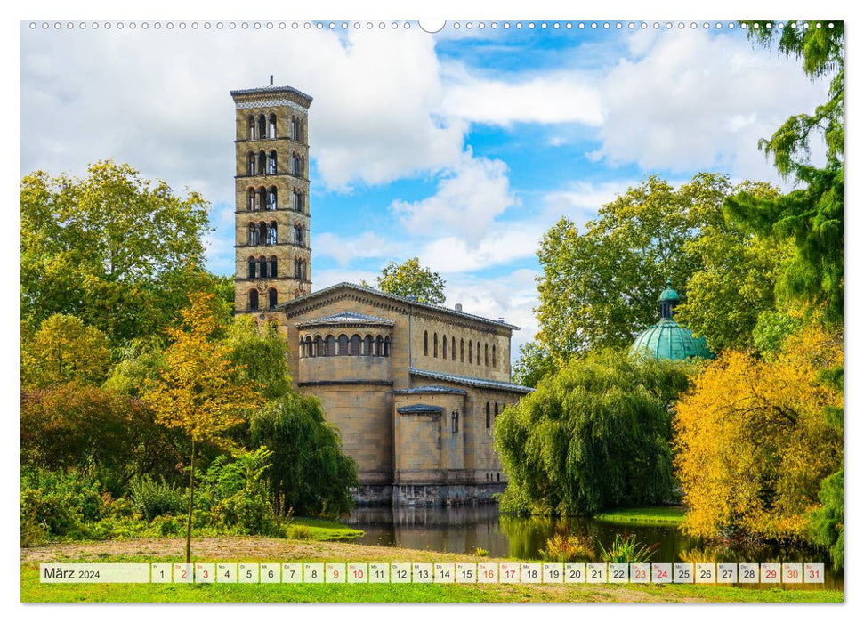 Potsdam Wunderschöne Stadt (CALVENDO Wandkalender 2024)