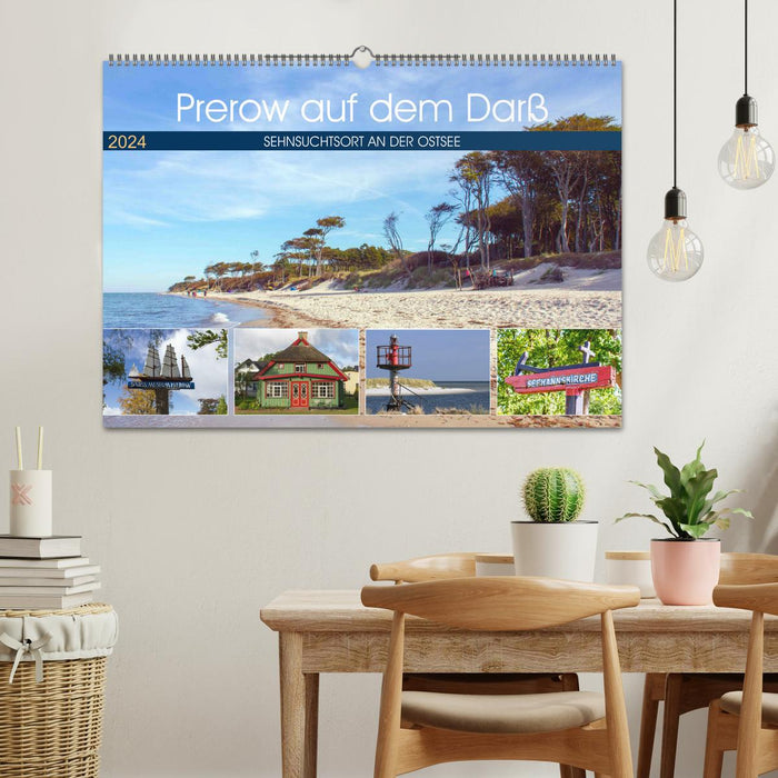 Prerow auf dem Darß - Sehnsuchtsort an der Ostsee (CALVENDO Wandkalender 2024)